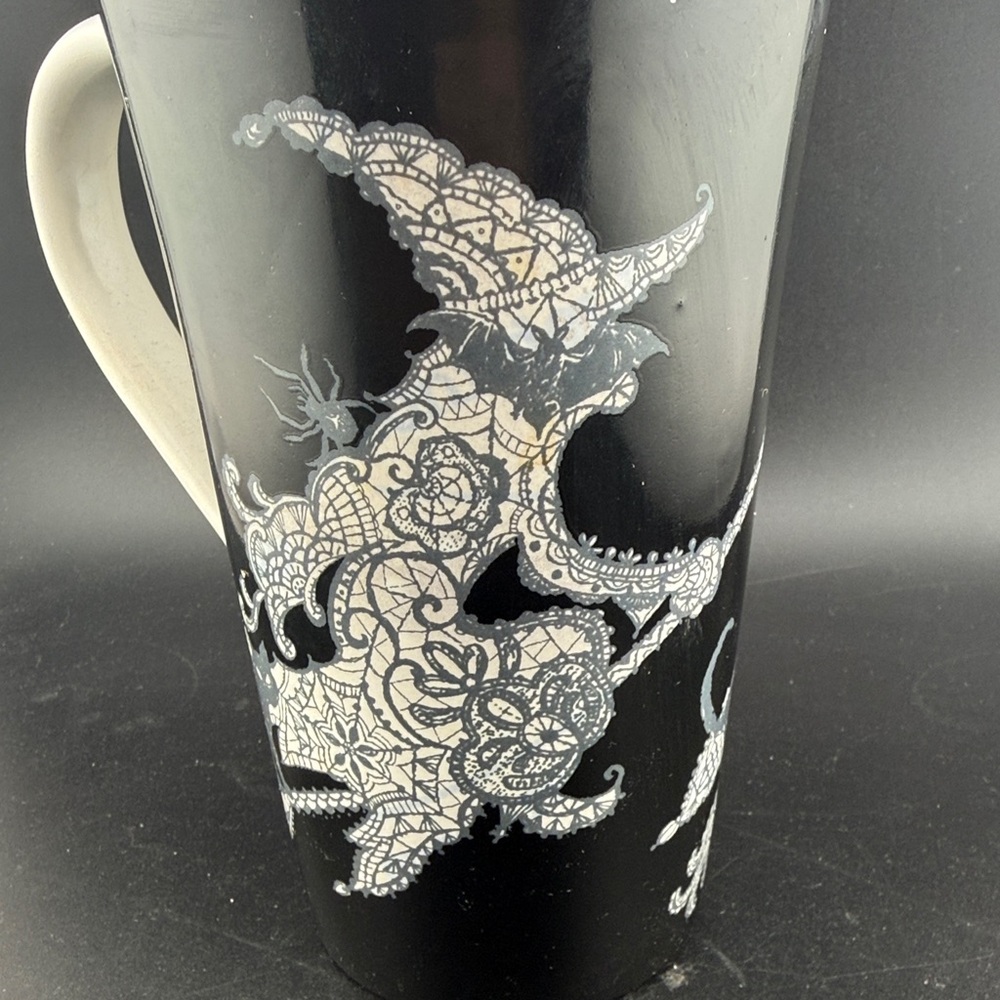 Coventry Lace Witch and Cat Latte/Tall Coffee Mug - Picture 3 of 5